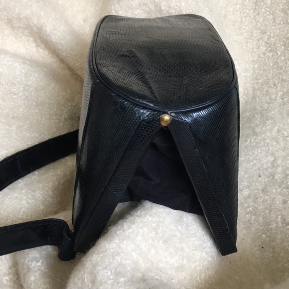 Vintage black dress purse 8 x 5 x 3 t - Picture 6 of 8